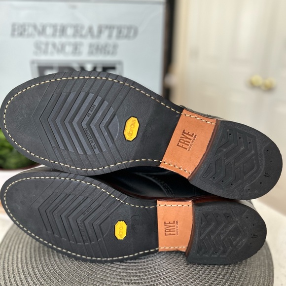 NWT - Frye Limited Addition John Addison Lace up Boot in Black, size 12 - Picture 9 of 9